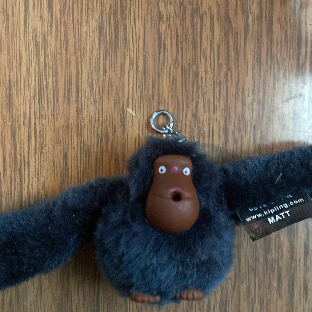 Kipling Monkey Keychain Accessory Mat Color Black - image 2